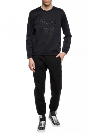 Sweatshirt with encrusted logo, zdjęcie 2 Sweatshirt with encrusted logo od MCM